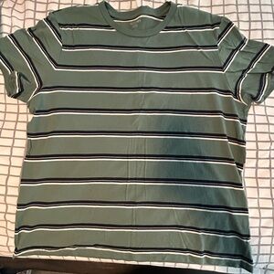 Old Navy Green Striped T-Shirt